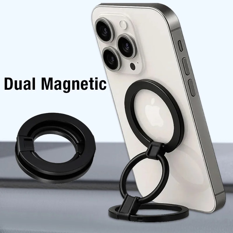Dual Phone Holder - Evrensel Araba Çift Manyetik Telefon Tutucu