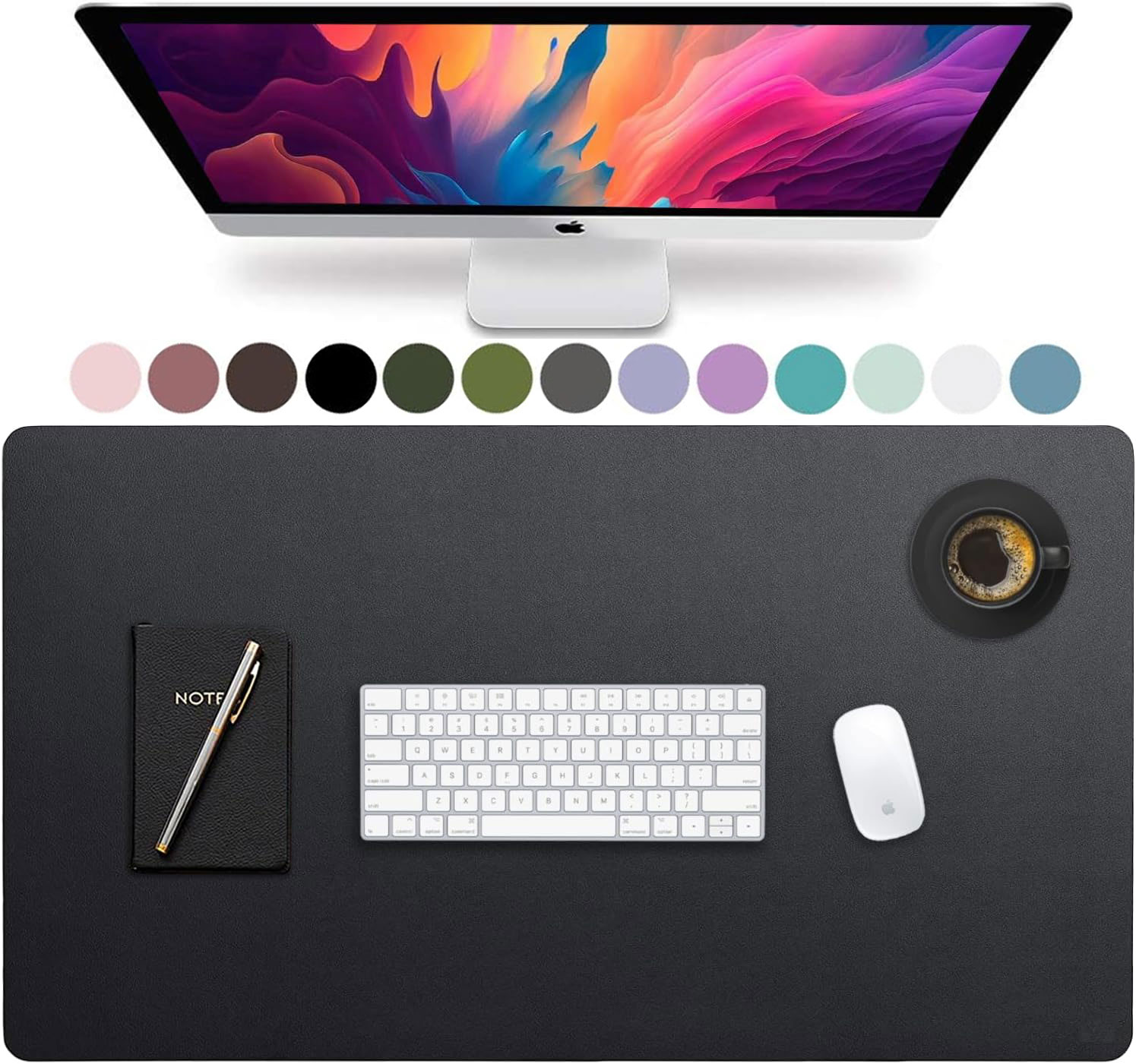 Desk Pad Leather Large - Büyük Boy Deri Masa Pedi, Ofis