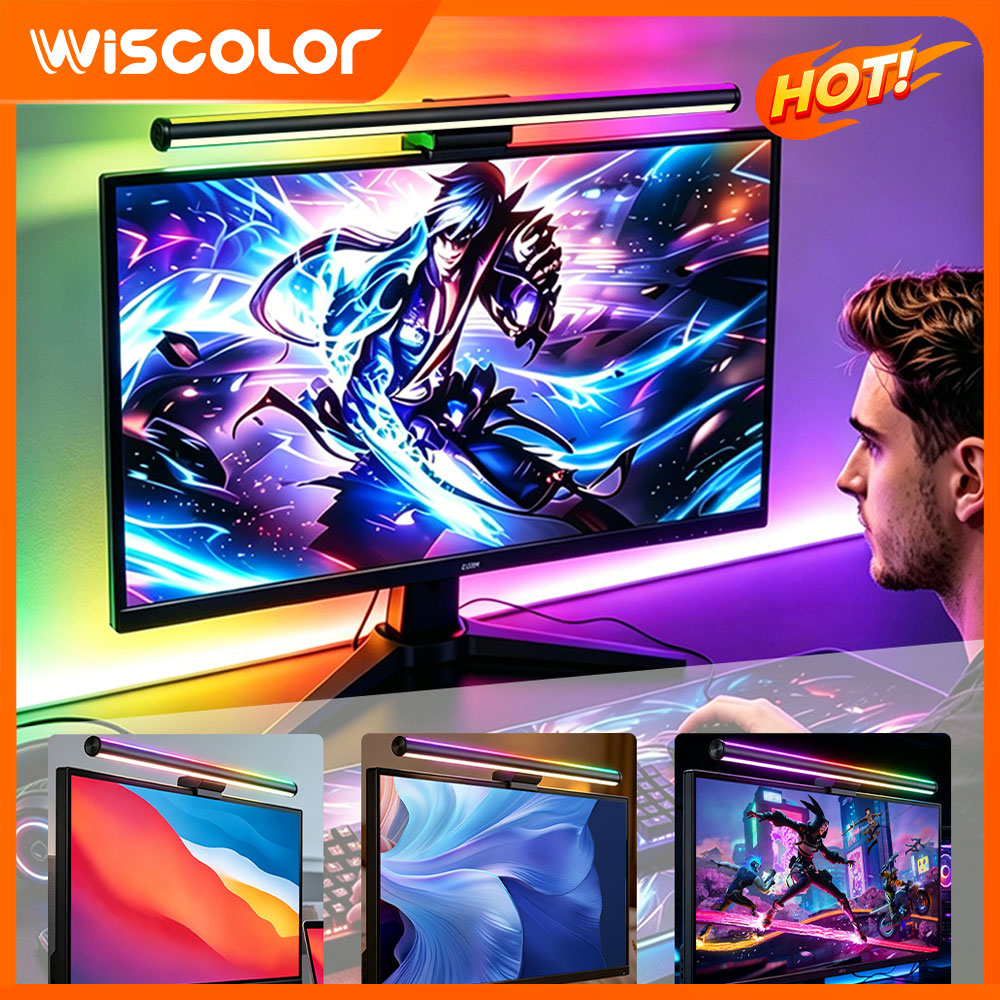 Desk Setup No Computer - Wifi Bilgisayar Işık Çubuğu Monitör Işık