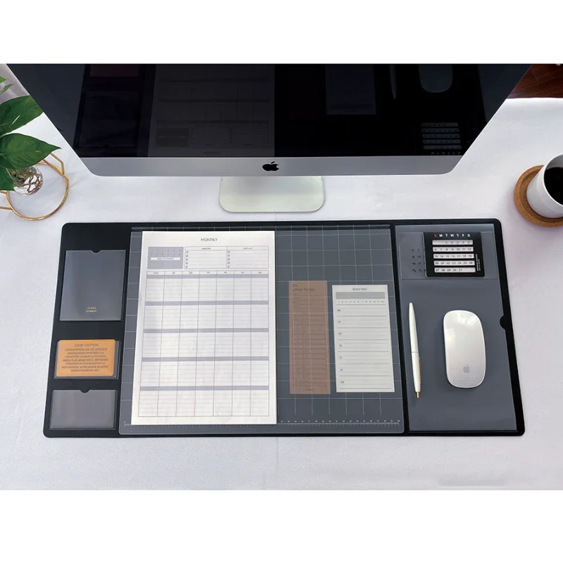 Desk Pad Leather Large - Taşınabilir Not Defteri Büyük Mouse Pad