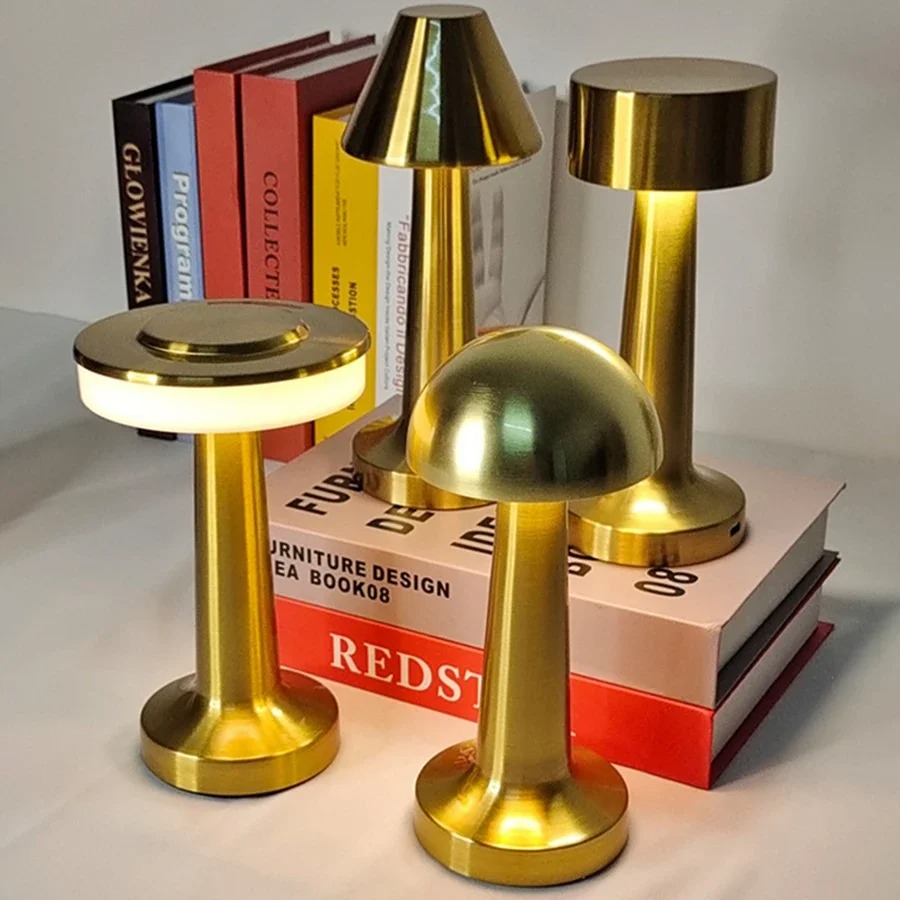 Desk Setup Study - LED Dokunmatik Masa Lambası Şarj Edilebilir