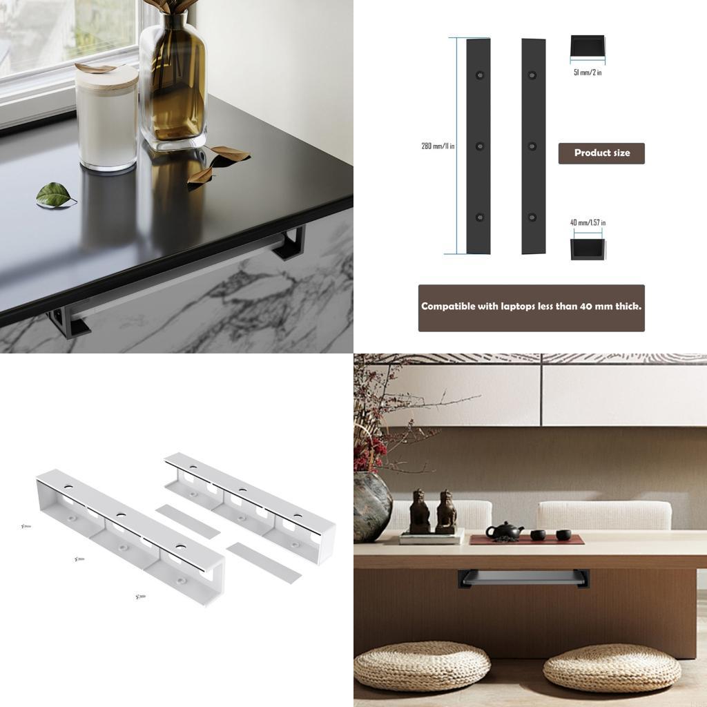 Desk Setup Workspace - Altında Dizüstü Dizüstü Montaj Uzay Tasarrufu