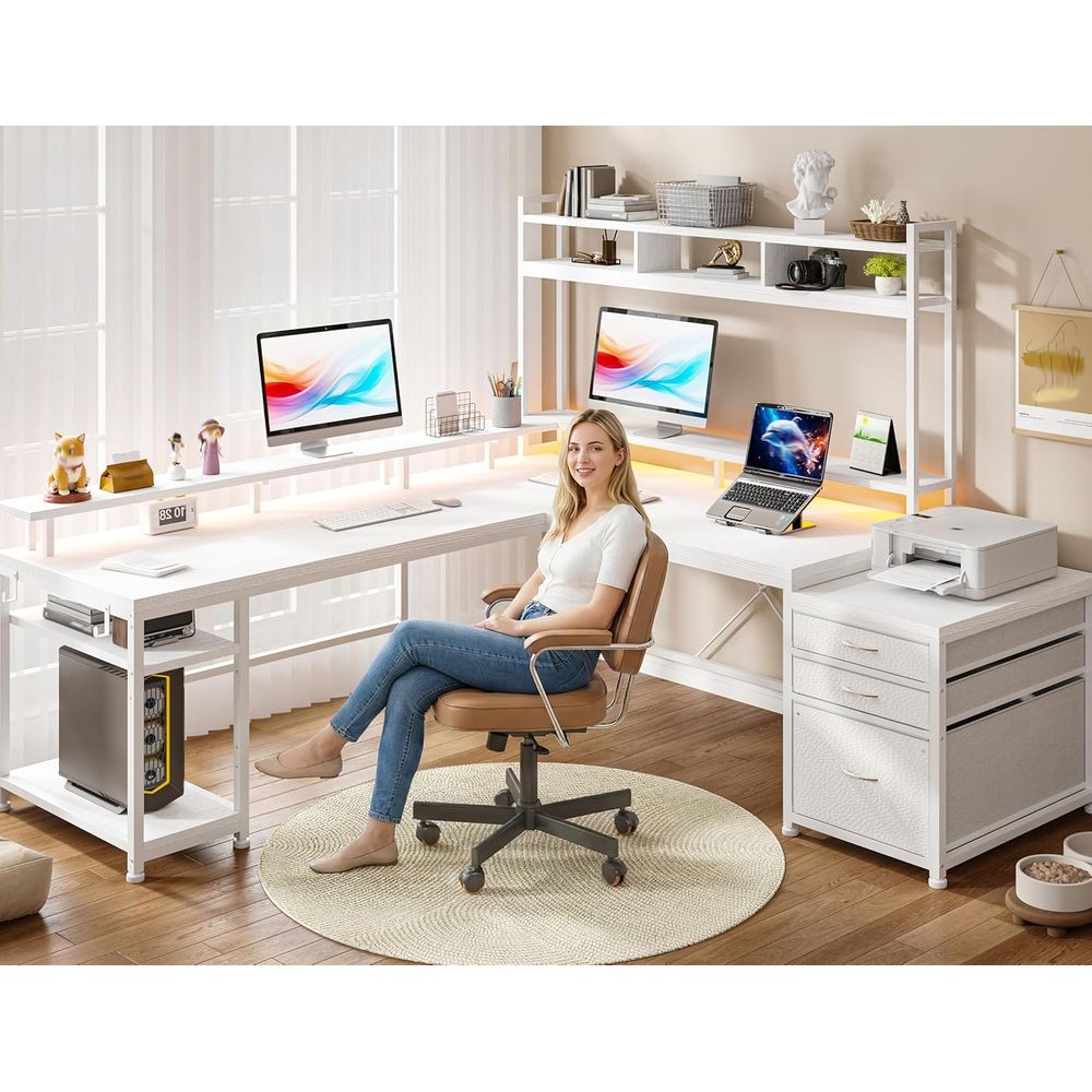 İki Kişilik Ev Ofisi için 104  - Desk Setup No Computer incelemesi ve fiyatı