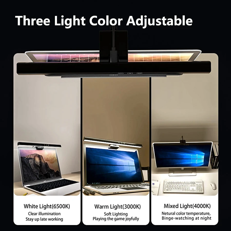 LED 33cm 50cm Monitör Işık Çub - Desk Setup No Computer incelemesi ve fiyatı