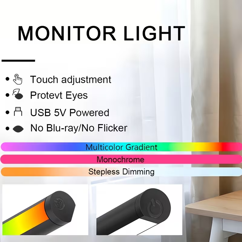 LED Monitör Işık Çubuğu 30cm 4 - Desk Setup No Computer incelemesi ve fiyatı