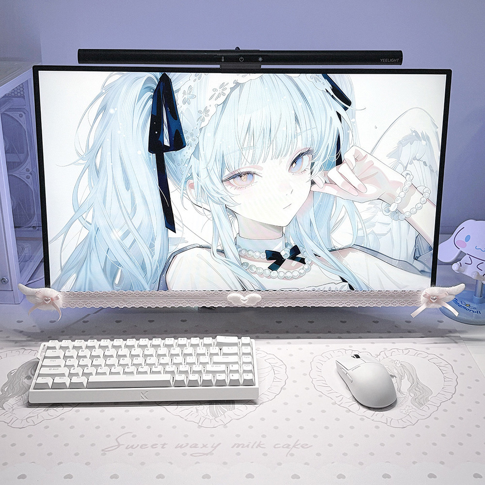 Yeni Ekran Dekoru Beyaz Dantel - Desk Setup For Office incelemesi ve fiyatı