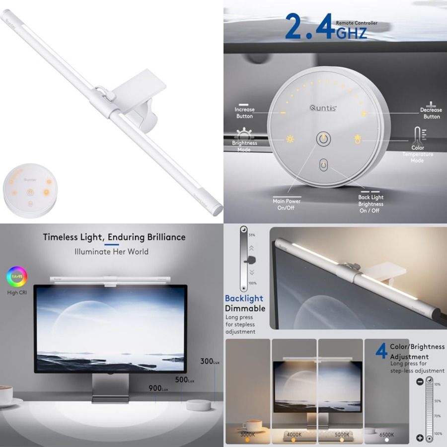 Uzaktan Kumandalı Monitör Işık - Desk Setup For Office incelemesi ve fiyatı