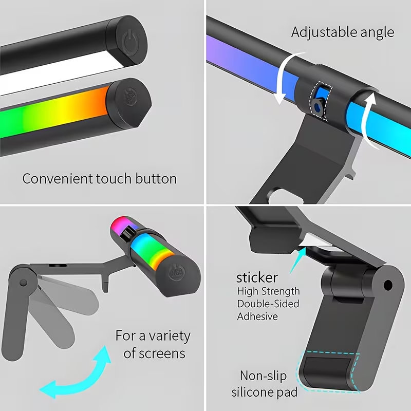 Monitör Işık Çubuğu RGB Işık Ç - Desk Setup Study incelemesi ve fiyatı