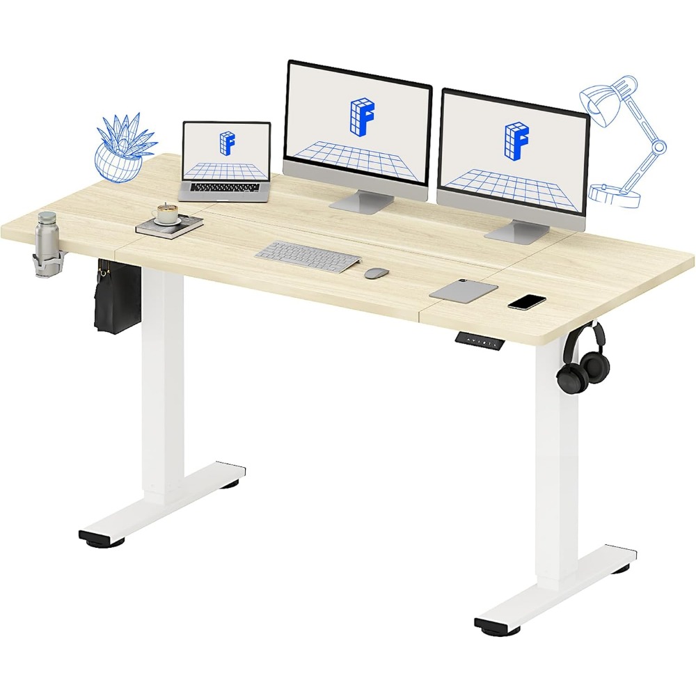 FLEXISPOT 63x32 İnç Elektrikli - Desk Setup Workspace incelemesi ve fiyatı