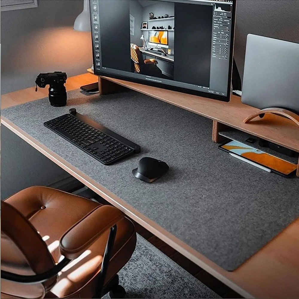 Keçe Masa Örtüsü Bilgisayar Ma - Desk Setup Ergonomic incelemesi ve fiyatı