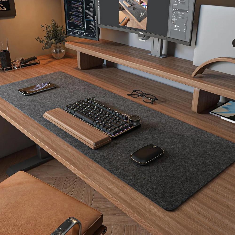 Keçe Masa Örtüsü Bilgisayar Ma - Desk Setup Ergonomic incelemesi ve fiyatı