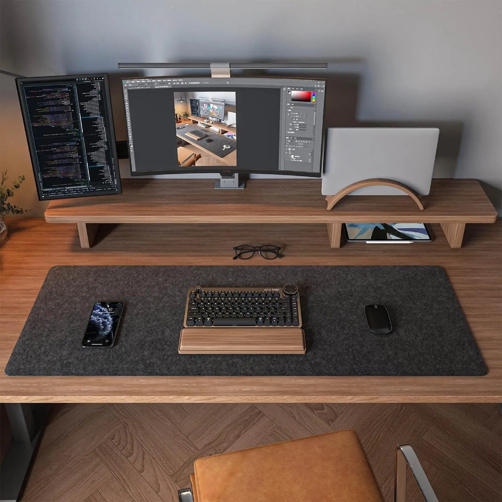 Keçe Masa Örtüsü Bilgisayar Ma - Desk Setup Ergonomic incelemesi ve fiyatı