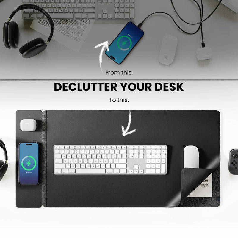 15W Manyetik Kablosuz Şarjlı M - Desk Pad Leather Large incelemesi ve fiyatı