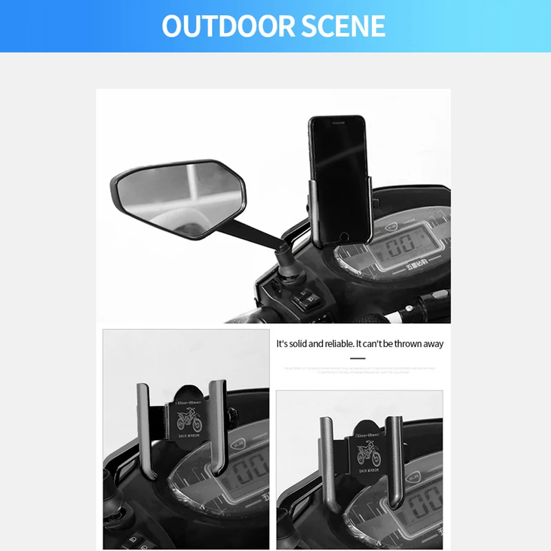 Alüminyum Alaşımlı Motosiklet  - Dual Phone Holder incelemesi ve fiyatı