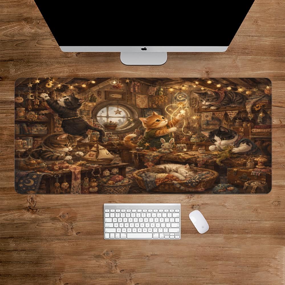 Kediler Mouse Pad kaymaz sümen - Desk Setup Study incelemesi ve fiyatı