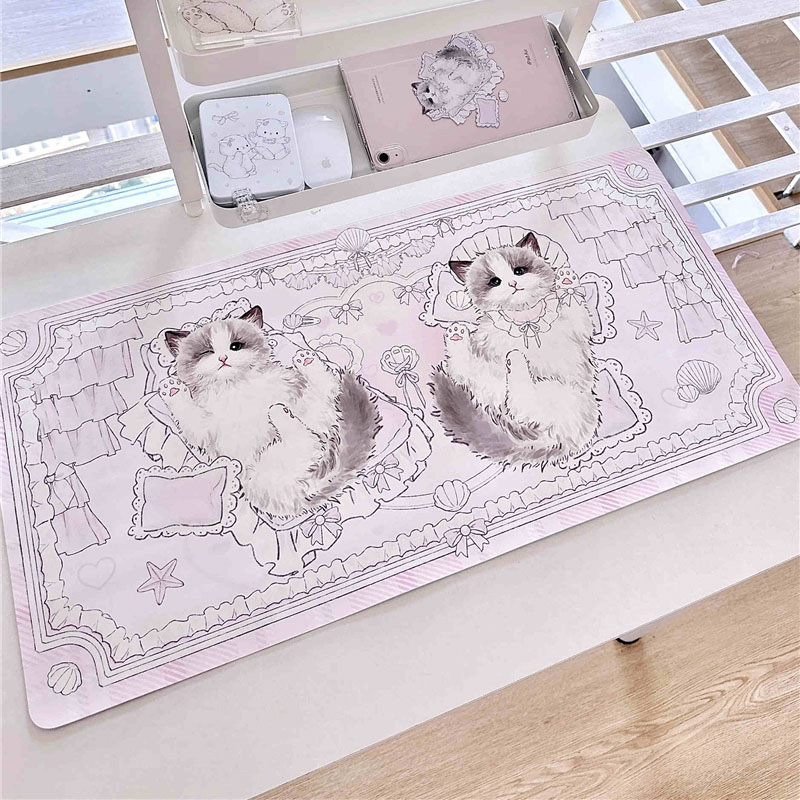 Deri Masa Mat Ragdoll Kedi Ser - Desk Pad Leather Large incelemesi ve fiyatı
