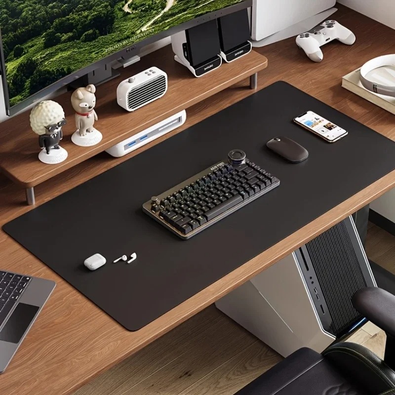 Pembe Düz Renk Deri Masaüstü M - Desk Pad Leather Large incelemesi ve fiyatı