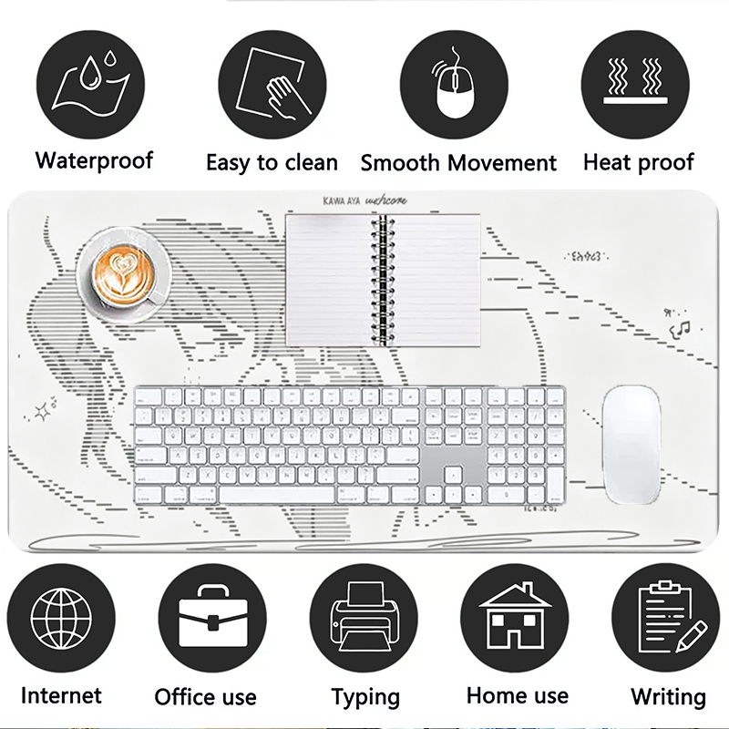 1 adet deri Mouse Pad Anime me - Desk Setup Ergonomic incelemesi ve fiyatı